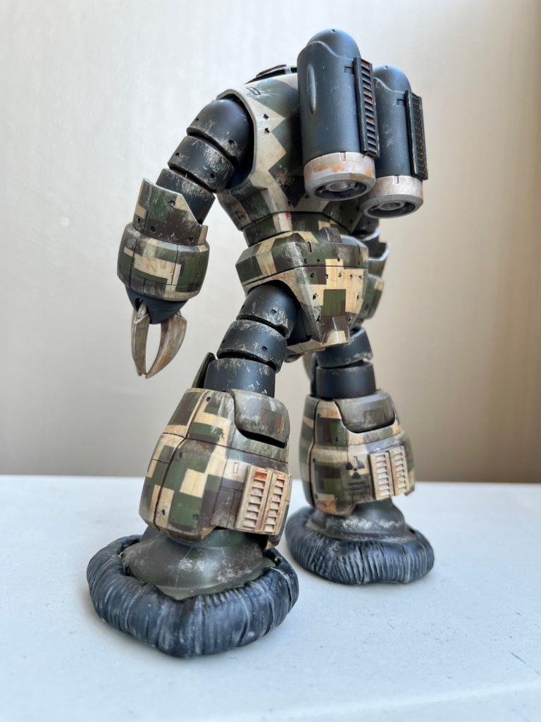 マスキングが面倒ですがどの機体にも合う迷彩なので皆様もやってみて下さいまぁこんなもんでしょ