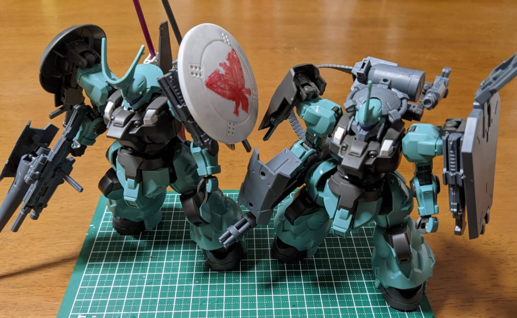 2号機、3号機の最初期案です。この頃の3号機はパーツのポン付けで簡単に終わる予定ですた…。結局一番時間がかかったかもすれません…。