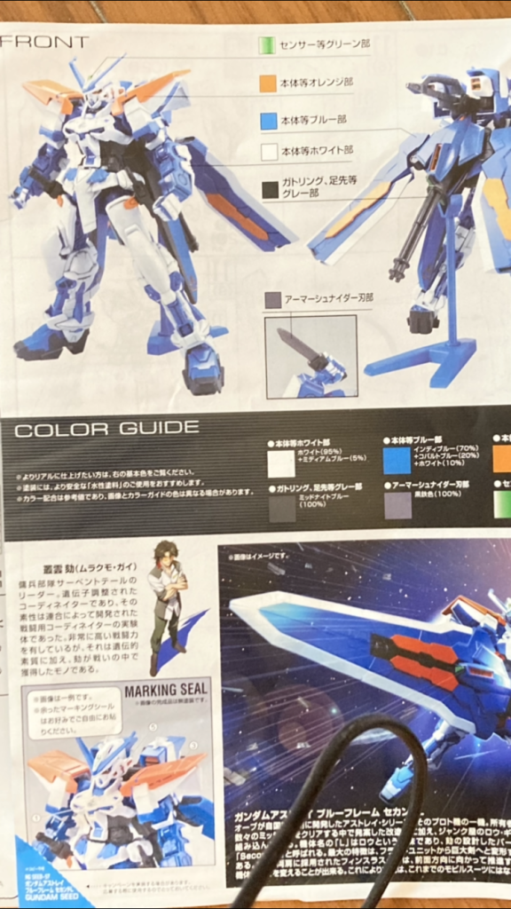 オリジナルと一部カラーリングを変更してあります