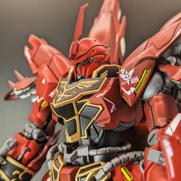 RG シナンジュ マットキャンディ塗装に挑戦！