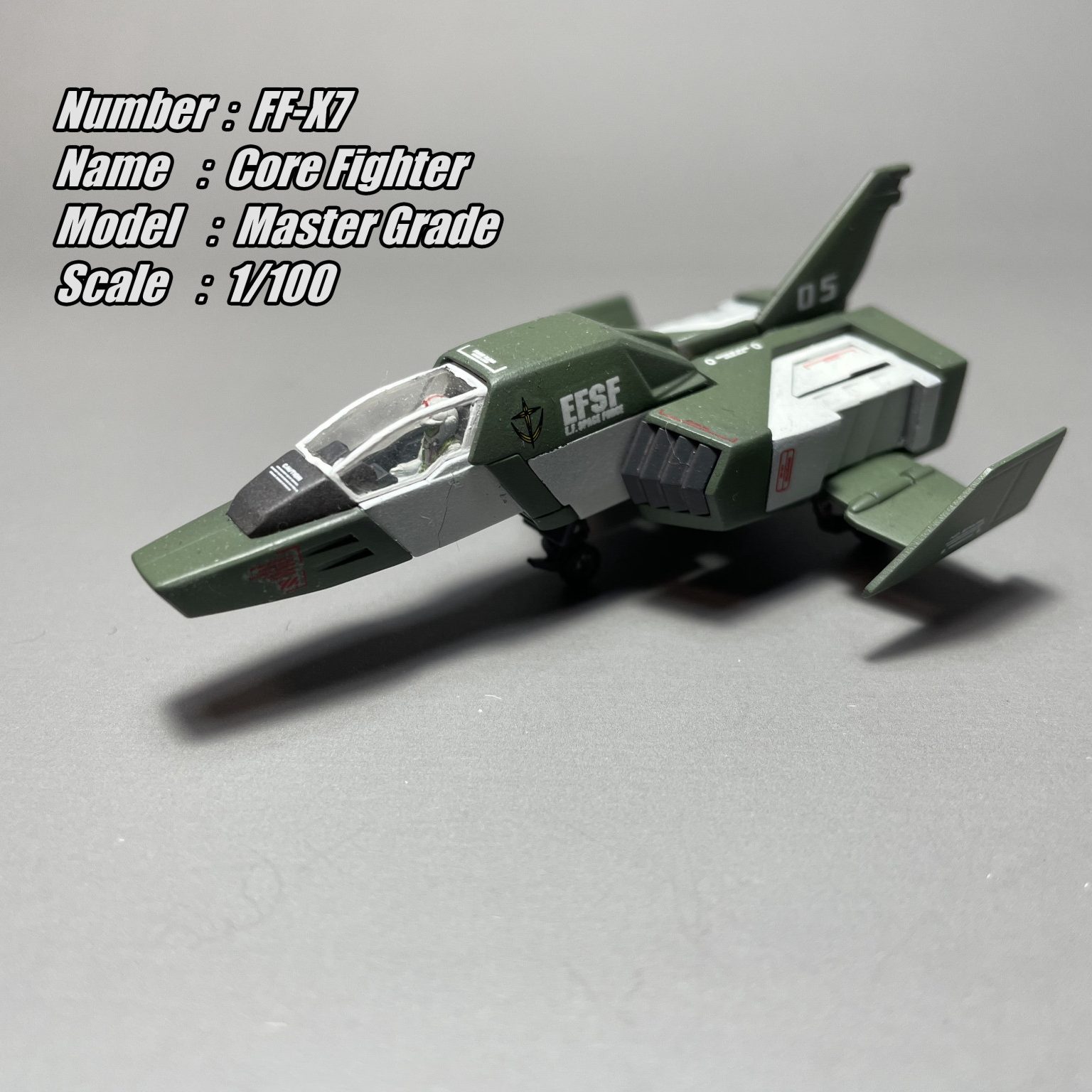 FF-X7 MG コアファイター｜マウンテンパーカーさんのガンプラ作品 