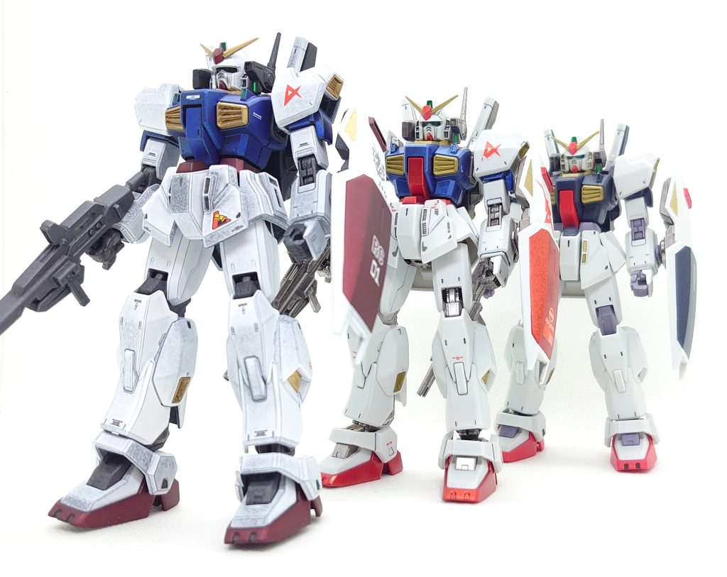 実は、HGUC ガンダムMk-Ⅱ(エゥーゴ仕様)は三体目ですwティターンズ仕様を含めると四体目です…w※最初の1体目はガンスタ投稿以前の製作品です。