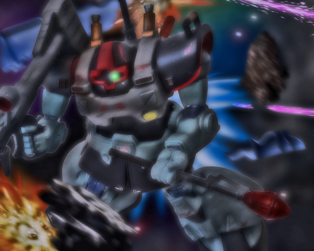 「コイツは特別だからなっ!」リック・ドムはシュツルム・ファウストを宇宙艦ドッグに向けると発射させた。ジャイアントバズーカ同様この火器も特別仕様であり破壊力が強化されたものだ。