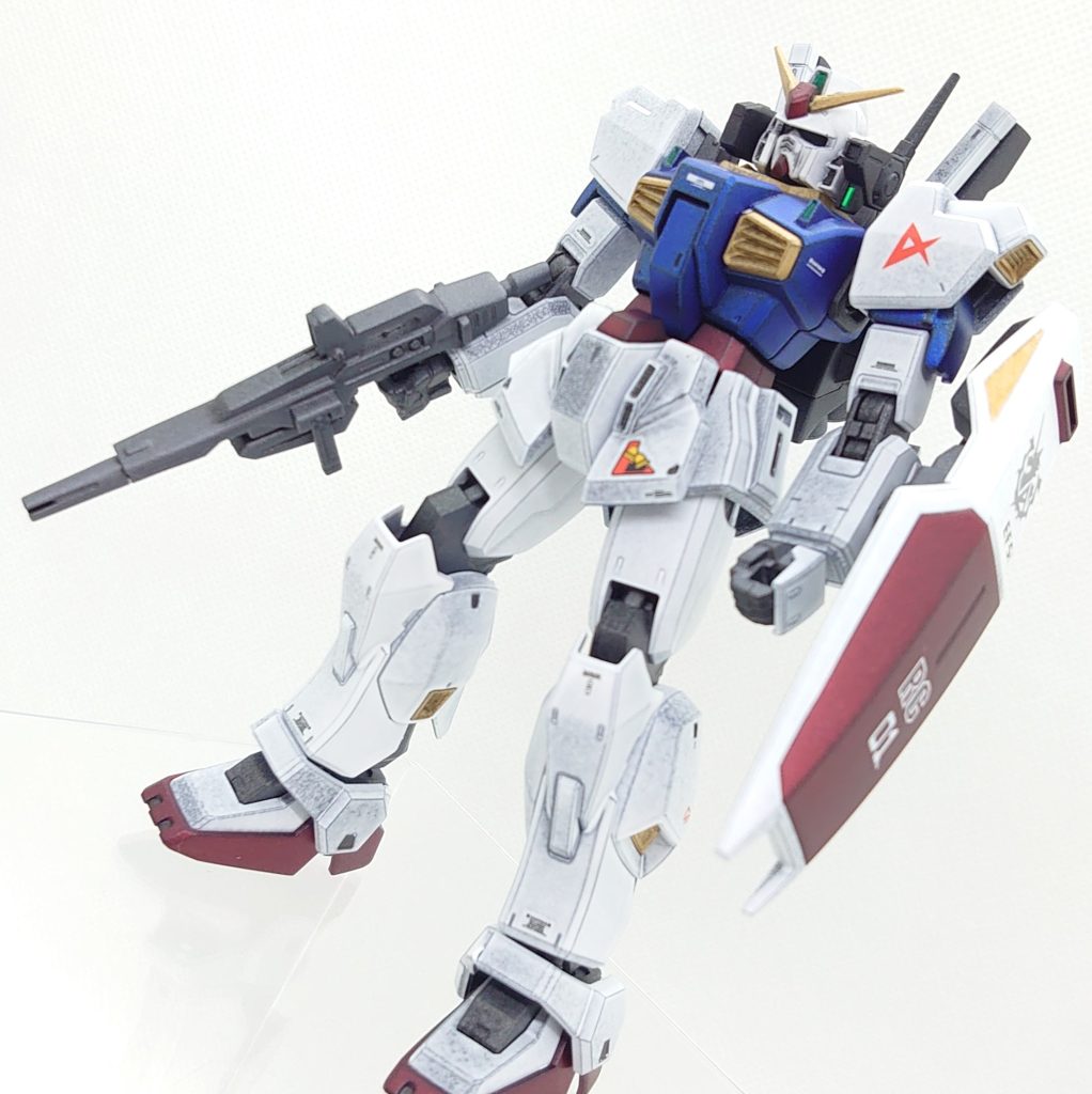 合わせ目消し、塗装、デカール、トップコート、3Dマテリアルシール(ホイルシール)仕上げです。昔は全塗装なんて考えられませんでした。しかし、『あれもしてみたい、これはどうなるんだろう』という好奇心という欲望は抑えられませんでした。これからも探求欲と挑戦を忘れずに