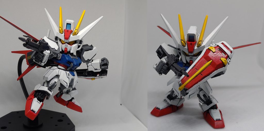 ビームライフル装備ポーズ