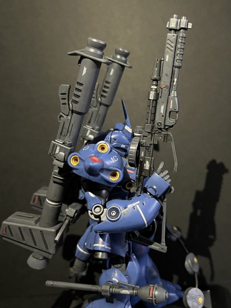 ザクマシンガン(マスターキー付き)、デカくなりすぎたけど良きですな……