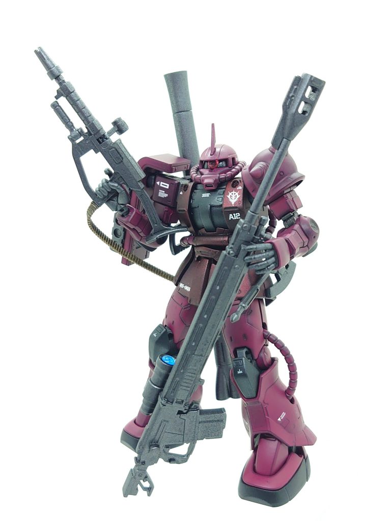 行程としては合わせ目消し、全塗装、筆塗り、デカール、トップコート、3Dマテリアルシールという内容です。少々いやらしい箇所に合わせ目が発生しますが、それを帳消しにするほどのディティールがカッコ良いキットでした。