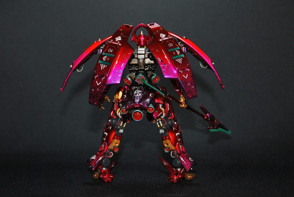 水星の魔女シリーズの機体には似合わないかもしれないけど、バーニア仕様は個人的に好きなんです。