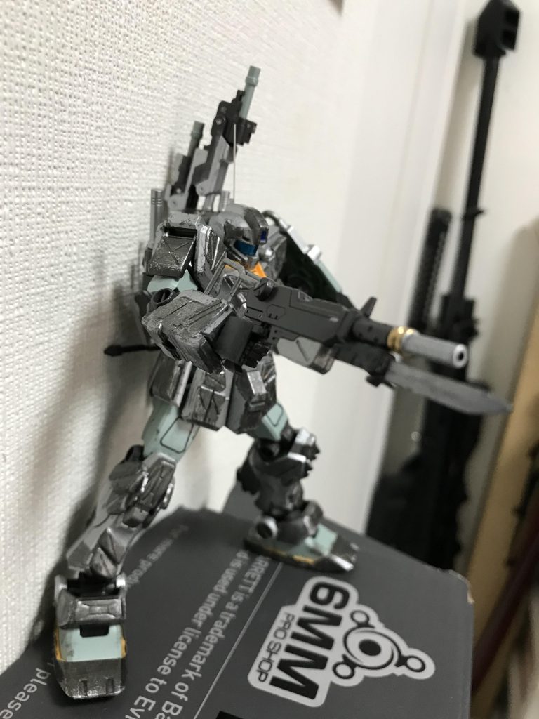 銃剣付き100mmマシンガン