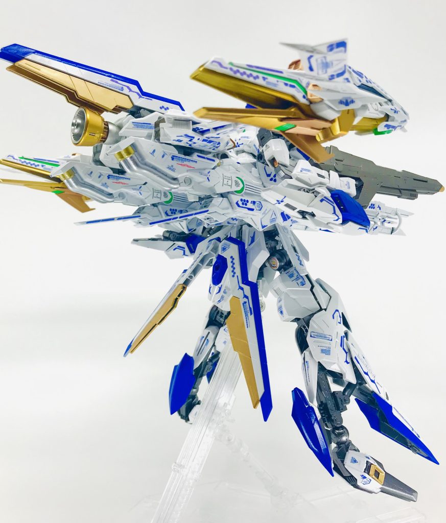 高機動モードのバックショットです。