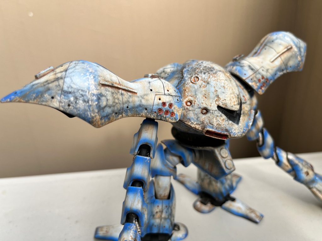 サビ表現と大理石塗装がわかると思いますサビ表現はやり過ぎたか？まぁこんなもんでしょ