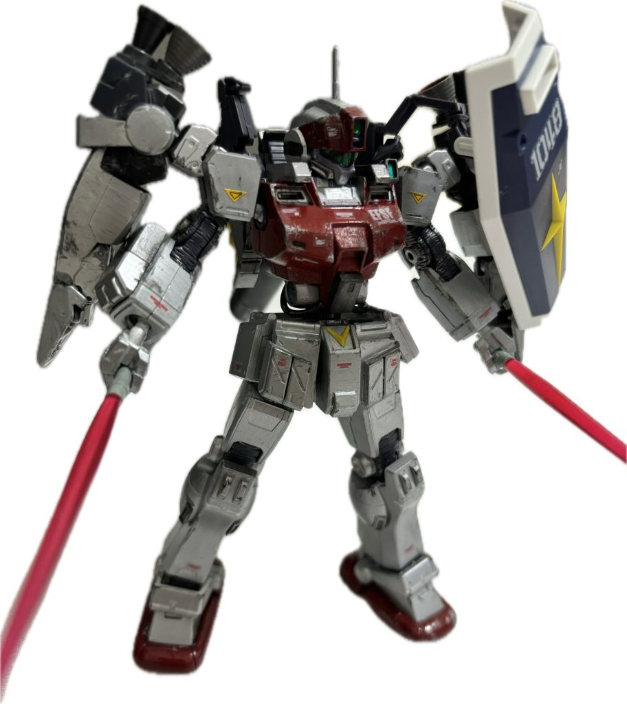 サブアームでシールドも持てます。
