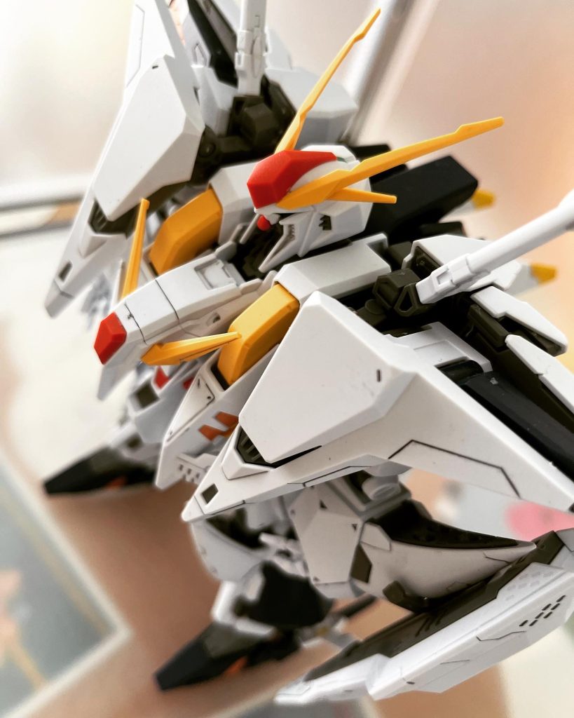 HGクスィーガンダム 墨入れ半光沢簡単フィニッシュ–2枚目/制作者：@noric56