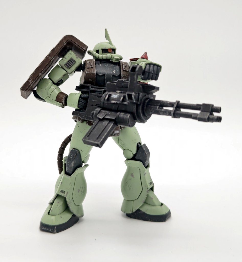 ザクⅡレッドショルダー–2枚目/制作者：ユッキー