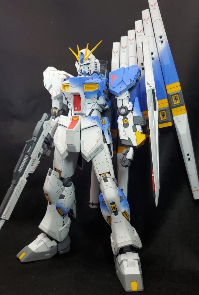 淡いコバルトブルーのグラデーション塗装でスッキリ綺麗なイメージで仕上げてみました。