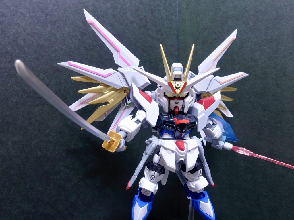 『 収束重核子ビーム砲ディスラプター 』 マイティーストライクフリーダムガンダム–2枚目/制作者：ミラノ