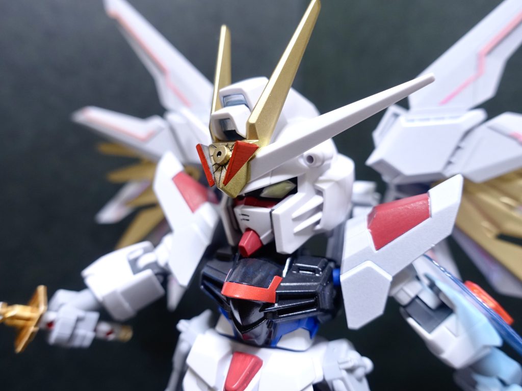 『 収束重核子ビーム砲ディスラプター 』 マイティーストライクフリーダムガンダム–3枚目/制作者：ミラノ