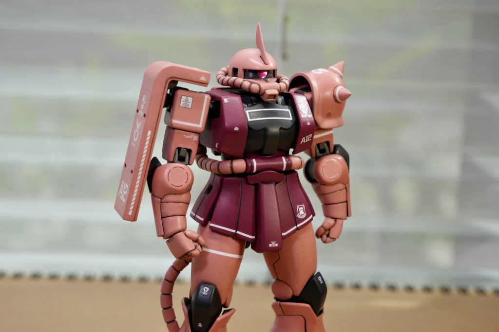 （筆塗り）HGUC シャア専用ザクⅡ(revive ver.)–3枚目/制作者：RMHK-Michael