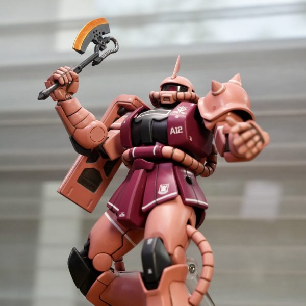 （筆塗り）HGUC シャア専用ザクⅡ(revive ver.)