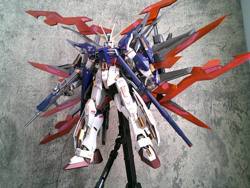 デスティニーを作るにあたって、デスティニーは全部乗せ機体と言うコンセプトなので、もっと全部乗せにしました。