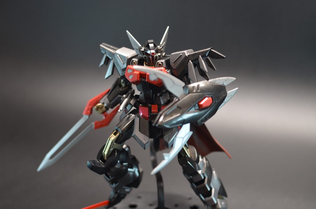 付属のビームマントもいいんですけど、やっぱり布マント的なものも似合いますね