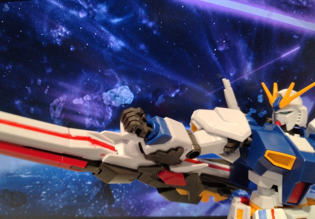 ロングレンジフィンファンネルかなり重いのでこのポーズすると腕外れるので撮影大変でした～