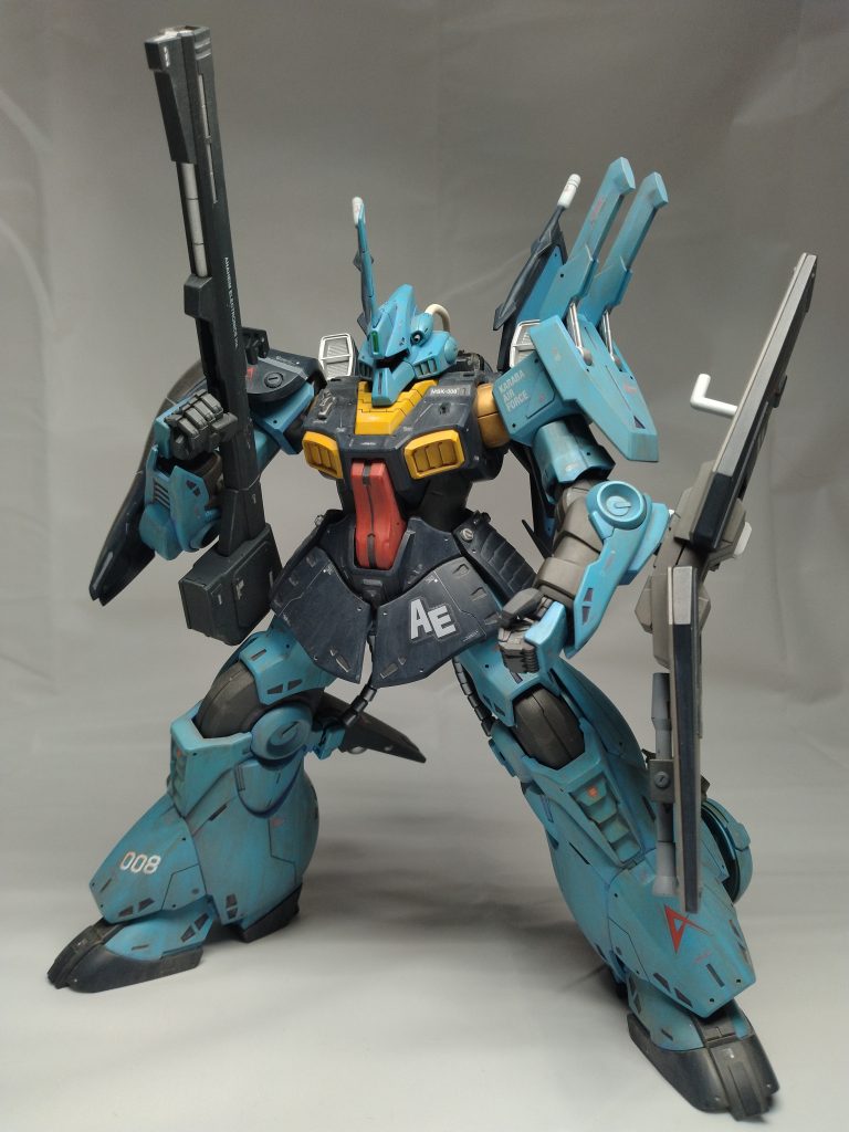 バズーカ持ちシールドを持たせました。（マラサイのやつ）