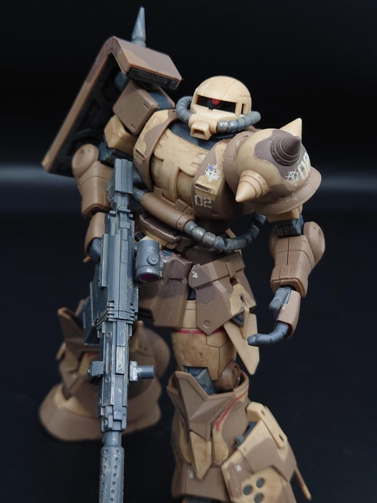 84作目　1/144 MS-06GD 高機動型ザク地上型　ウォルド機–2枚目/制作者：@kjyun_choroq