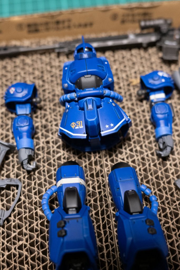 今回はZブルーを使ったけど、毎度青難しい・・