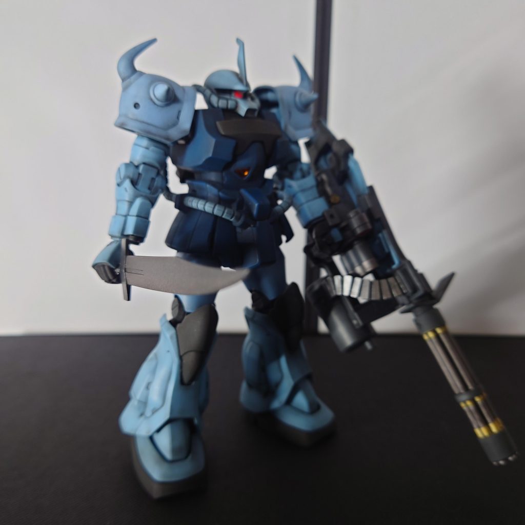 ガトリングの塗装は初めてでしたがまぁまぁ良く塗装出来たと思います! 