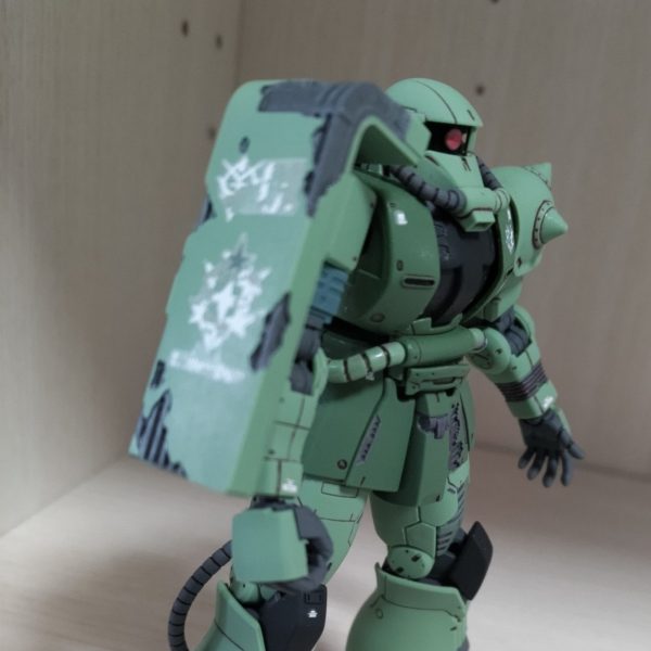 ドアンザク　部分塗装、つや消し仕上げ