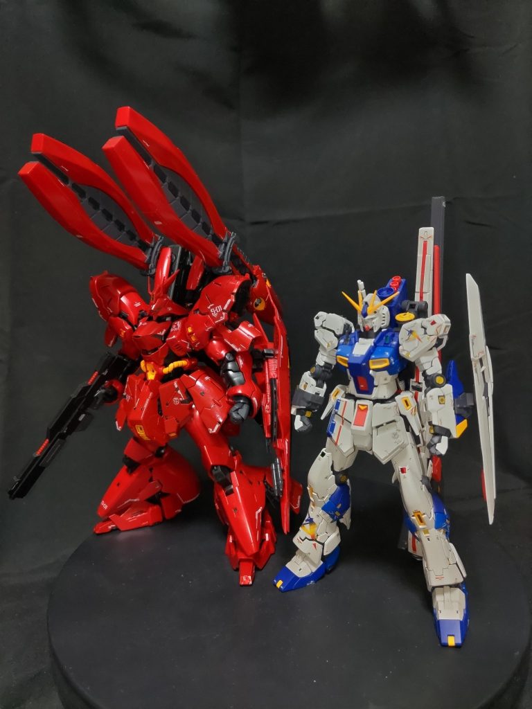 RGRX-93ffニューガンダムとツーショット
