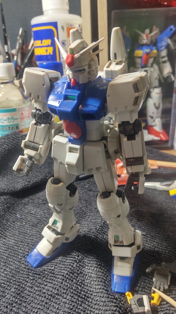 またしても、完成まで長い道のりでした 汗GPシリーズは大好きな機体で、GP03は旧キットも昔作りました。今回、そこそこな出来になって満足できました。ご閲覧いただき、ありがとうございましたm(_ _)m