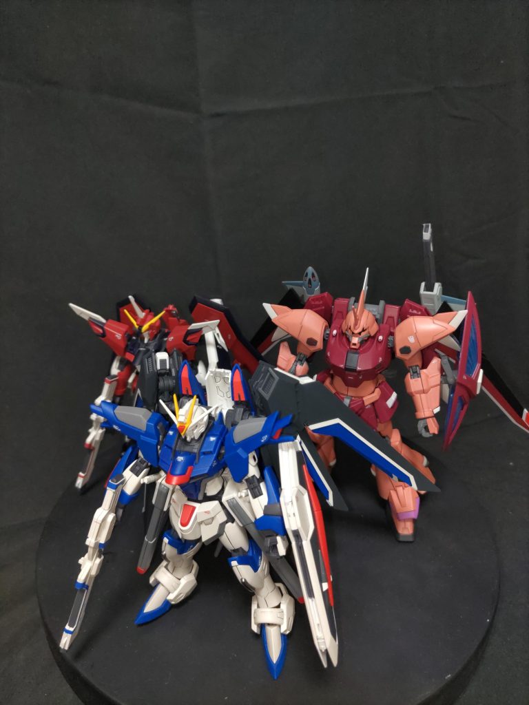 機動戦士ガンダムSEEDフリーダム主力3体