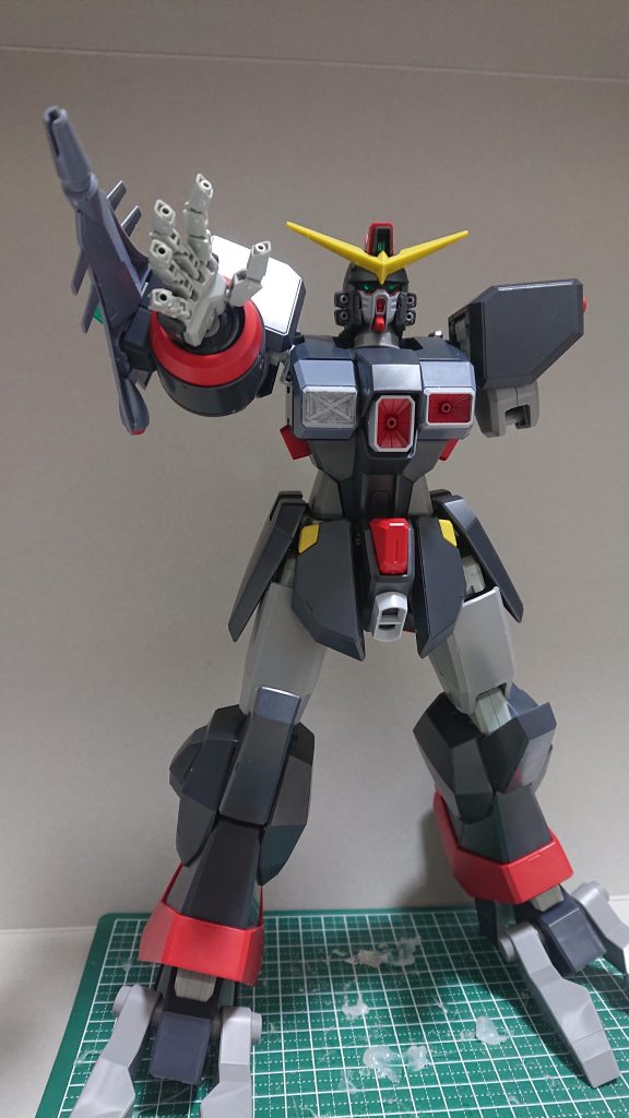 半壊のロマンですよ。スーパースキュラ右の封印はアーマーパーツで加工しました。