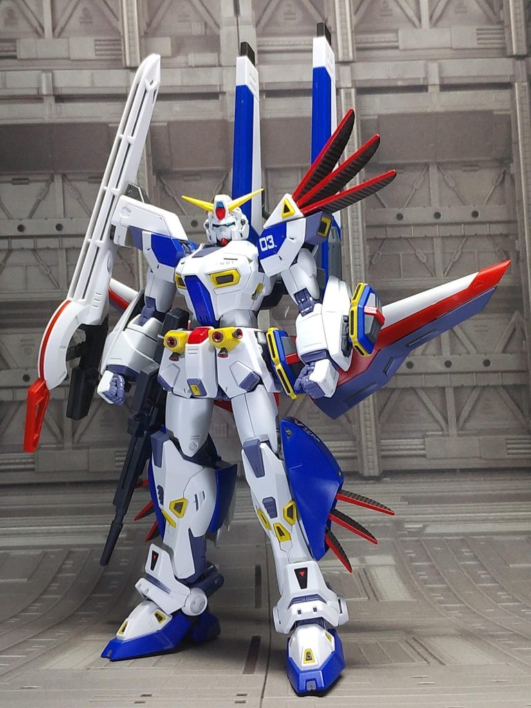 type-FF(－N)Nタイプが未発売なのでNタイプ無しの状態で劇中装備したミッションパックを装備させました。