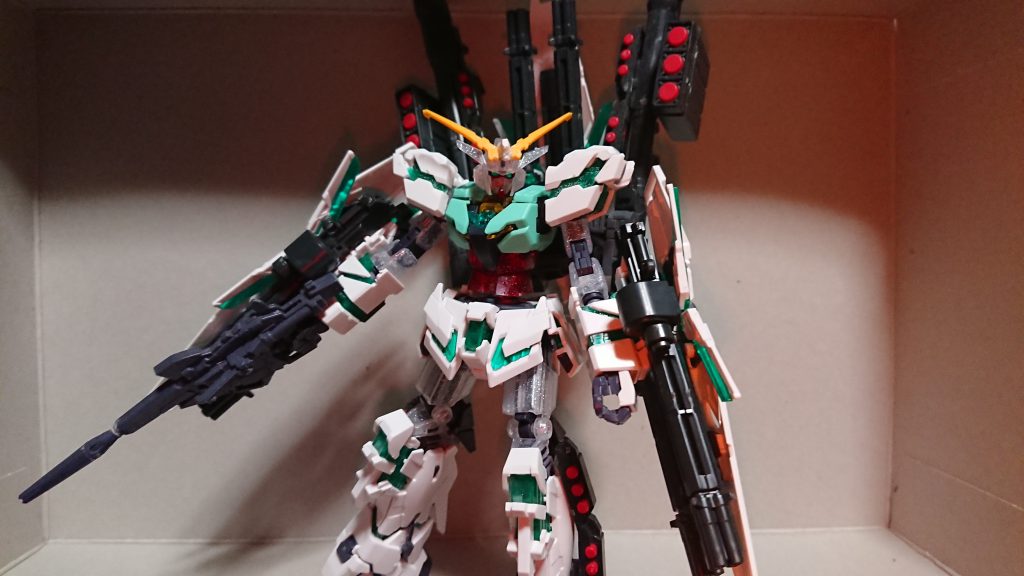 FAユニコーンガンダム+コアガンダム–2枚目/制作者：kaiha