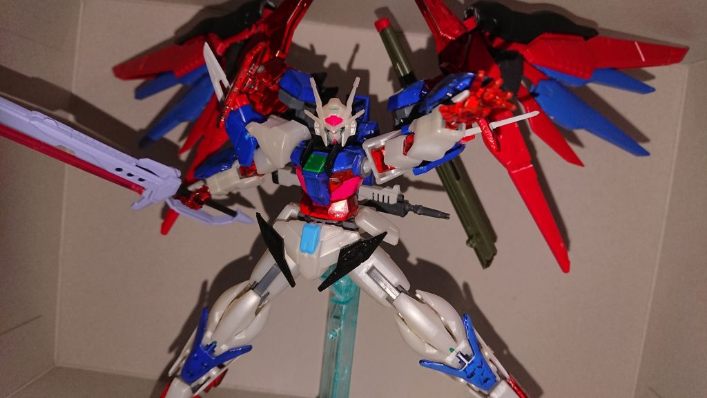 旧hgのストフリのドラグーンパーツも使ってます。