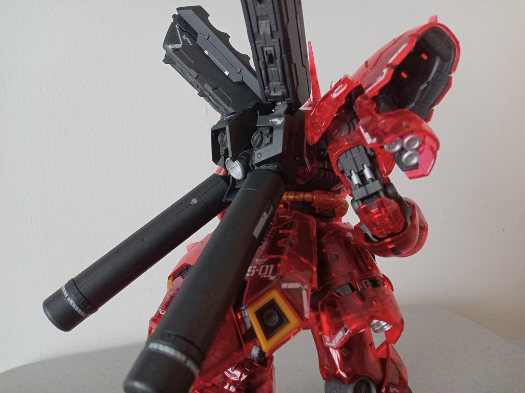 色分け完璧なRGでも効果的な部分塗装を施せば、さらに完成度を向上させられることがわかりました。