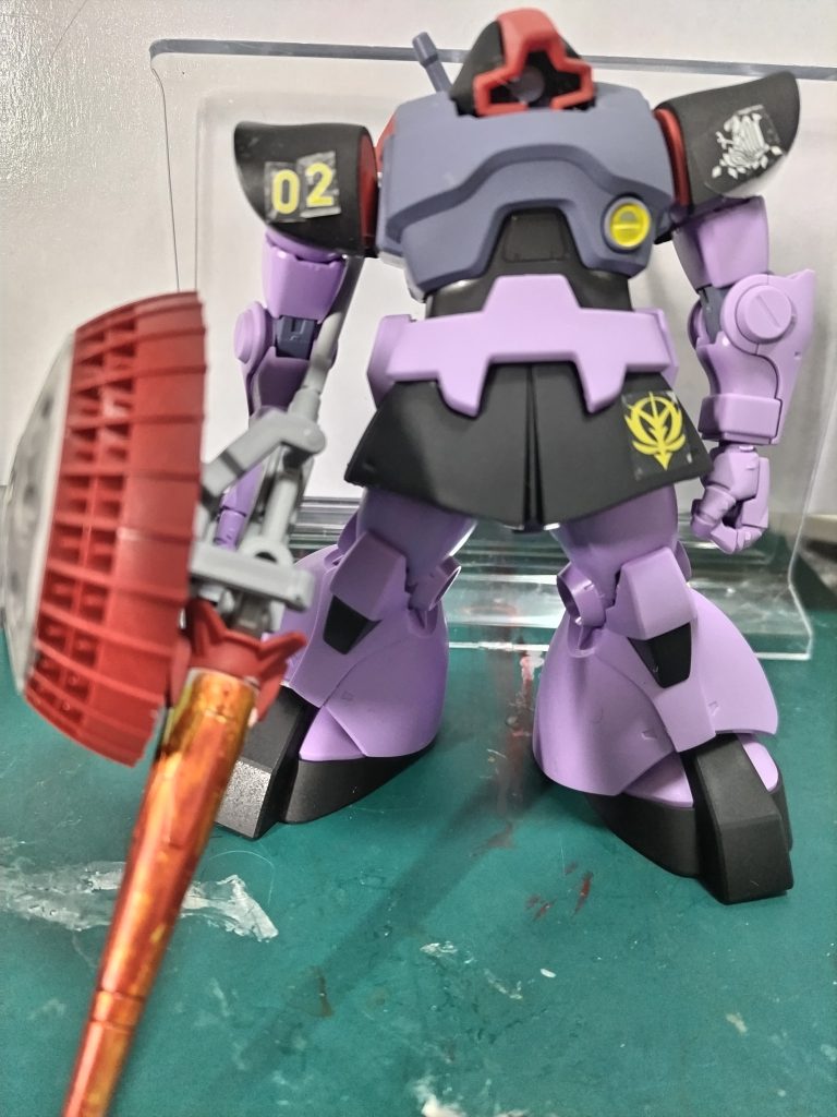 正面。マーキングはすべて雑誌の付録のドライデカールです。