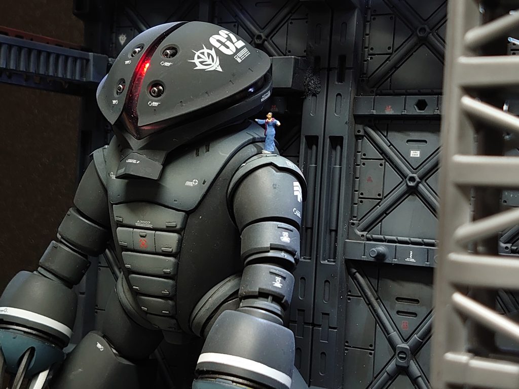 謎の構図です。