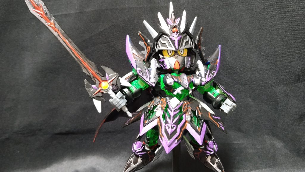 シンギュラリティソードも赤く!赤が滲んでいなければつや消しの黒がカッコよかったのに