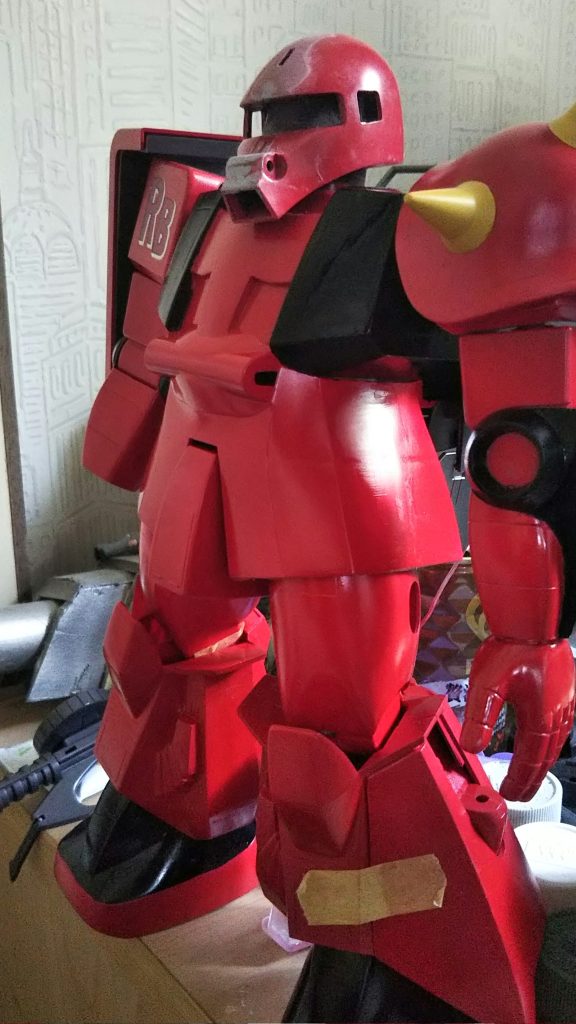 顔が大変でした。ホビーショー１日前に完成しました