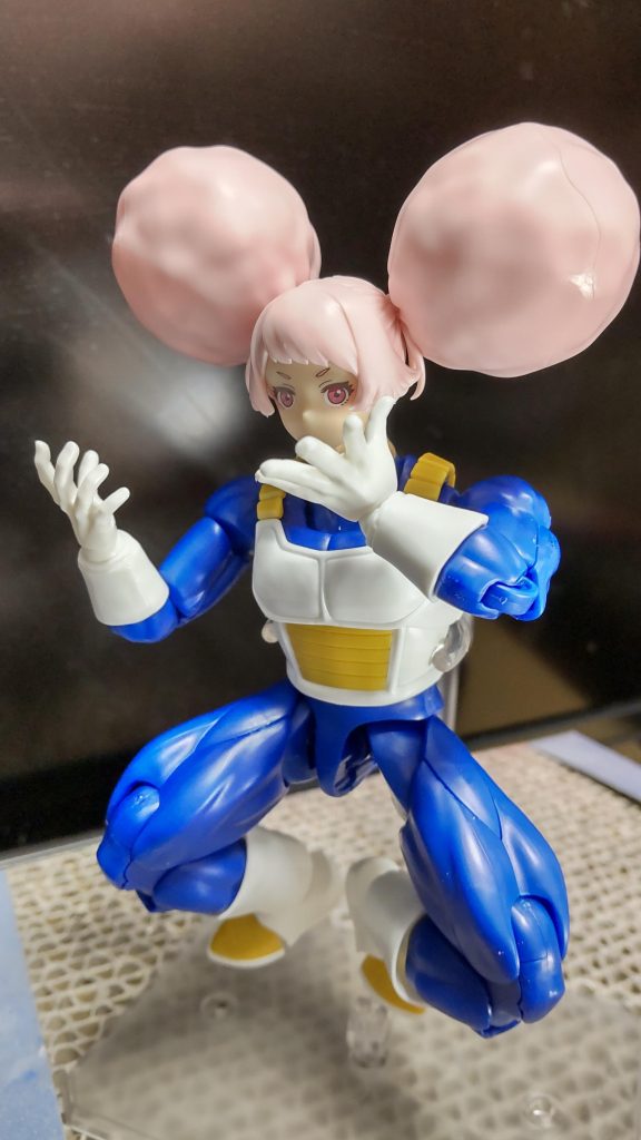 そして目一杯悩みます。何でこんな格好してるんだ・・・。