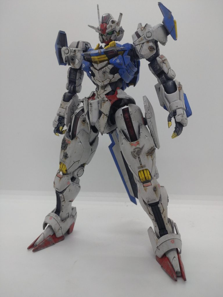 ミキシング前の状態、バックパックをどうやって付けようか悩んだ結果・・・