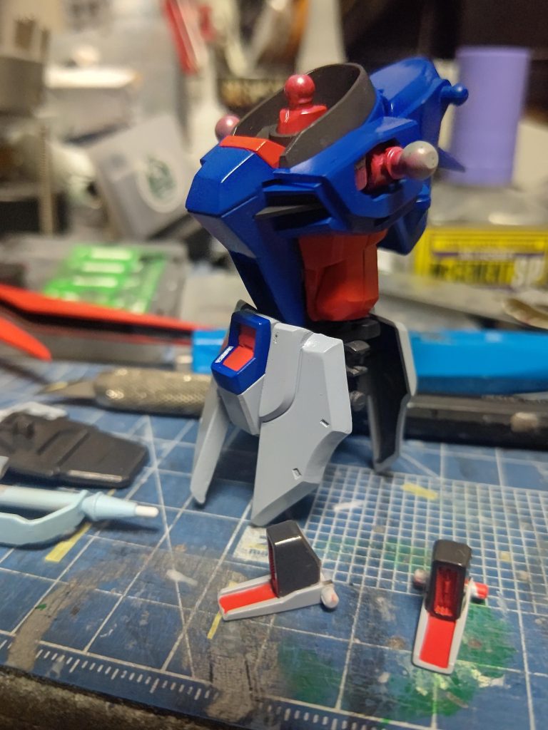 バーニアもしっかり塗り分けてます。