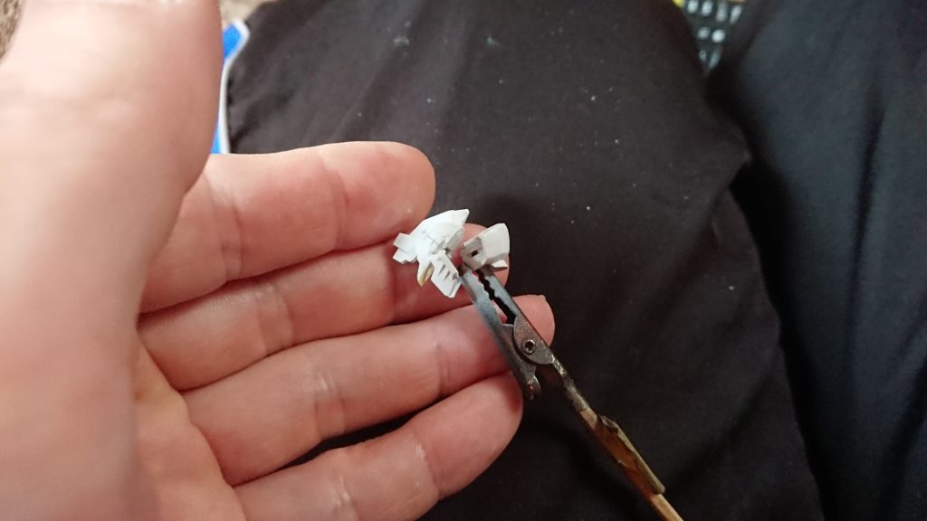 頭部あとはめ加工しました