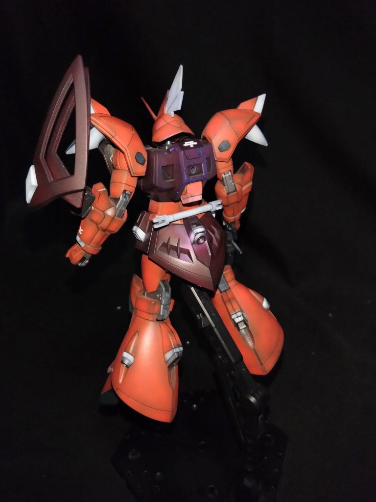 背面　　　　　　　　　　　　　　　　　　　　　バックパック無しだとよりゲルググを意識しますね(^_^;)　　