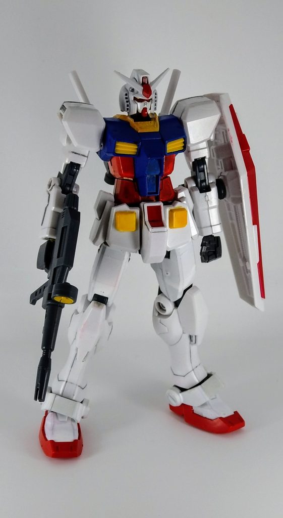 ベースガンダムにGM/GMをミキシング頭はEGだと襟が干渉したのでそこだけ削ってます