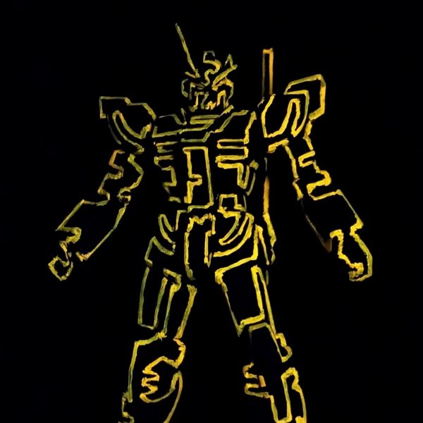 ラーガンダム　一筆書き表現